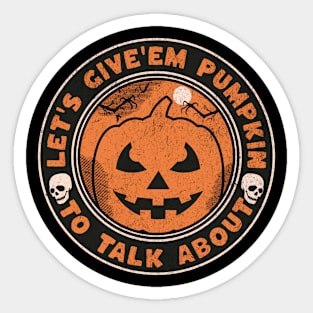 Halloween Pumpkin Sticker